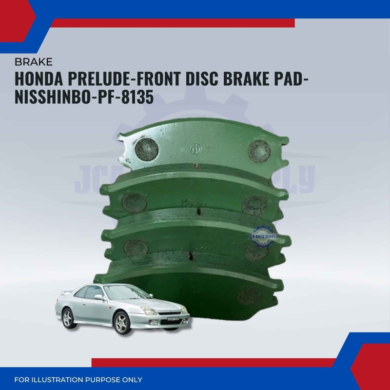 Honda Prelude-Front Disc Brake Pad-NISSHINBO-PF-8135