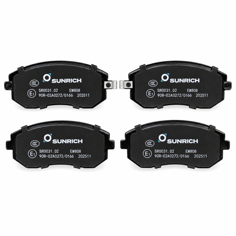 SUNRICH Subaru XV GP, Forester GH/GJ, BRZ ZC6, Toyota GT 86 ZN6 Front Brake Pad Brek Depan Hadapan SR0031.02 - 1 Sets