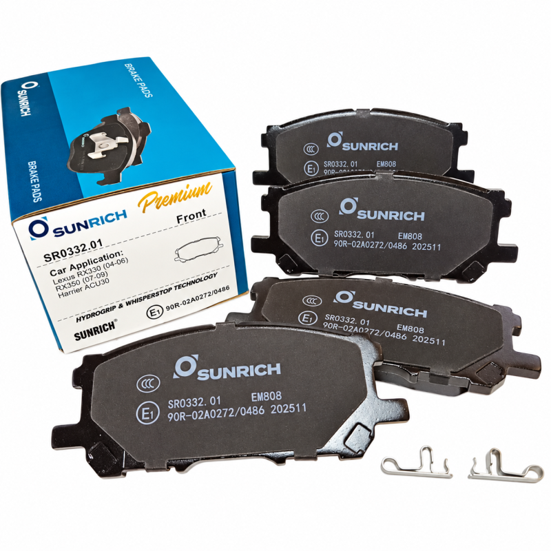 SUNRICH Toyota Harrier ACU30, Lexus RX330/RX350 Front Brake Pad Brek Depan Hadapan SR0332.01 - 1 Sets