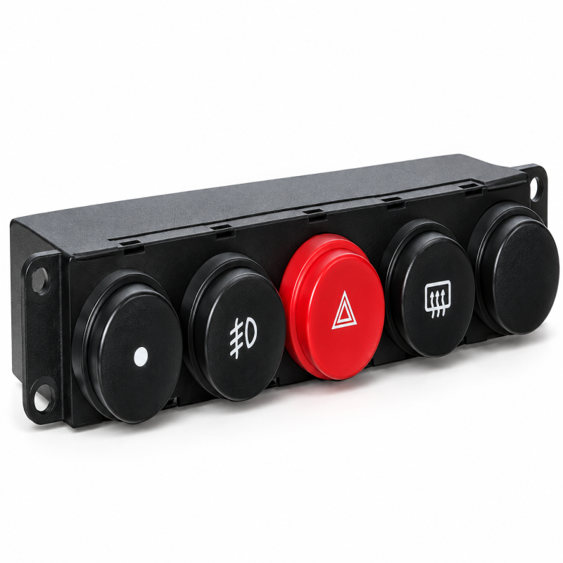 ORIGINAL PROTON GENUINE WAJA CENTER EMERGENCY SWITCH WITH FOG LAMP BUTTON (REXAR)