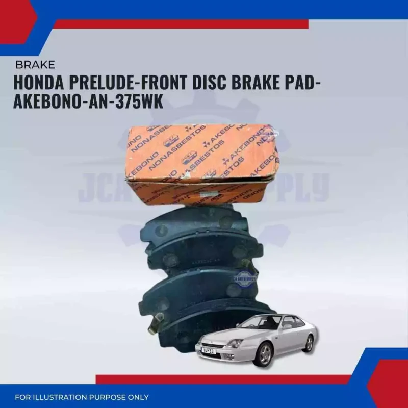 Honda Prelude-Front Brake Pads-AKEBONO-AN-375WK