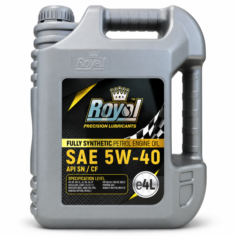 Royal Fully Synthetic Petrol Engine Oil SAE 5W-40 API-SN/CF 4L