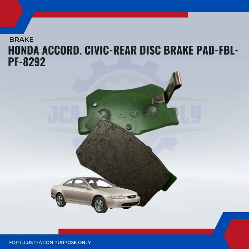 Honda Accord. Civic-Rear Disc Brake PAD-FBL-PF-8292