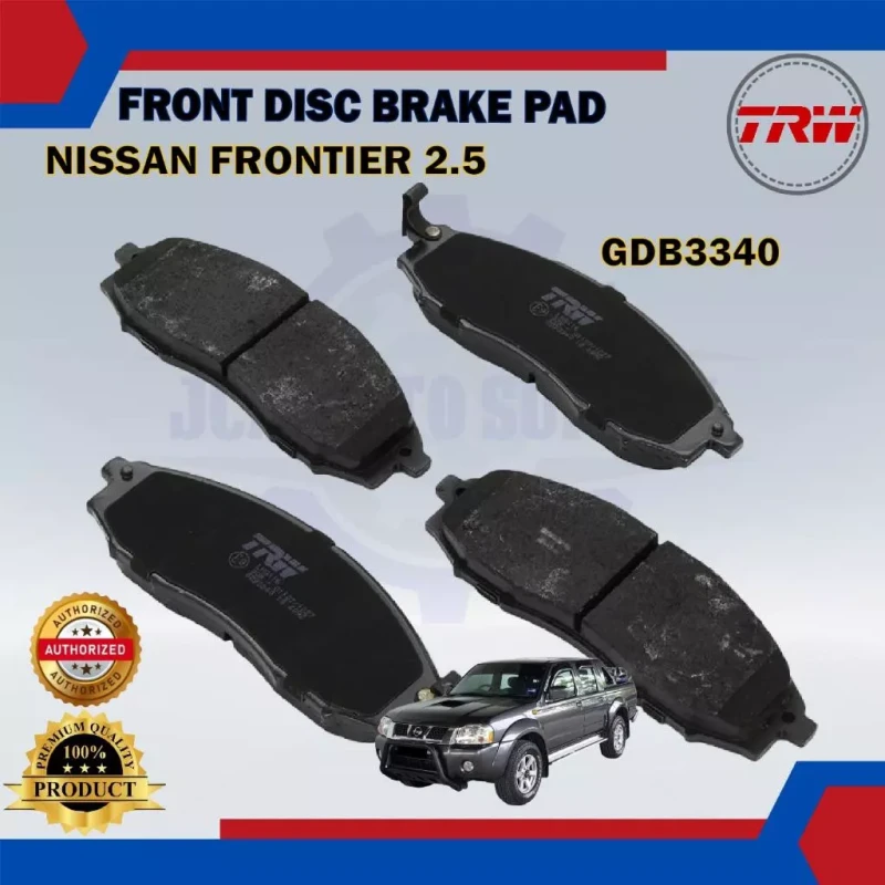 Nissan Frontier 2.5. Navara D22. NP300-Front Disc Brake Pad-TRW-GDB3340