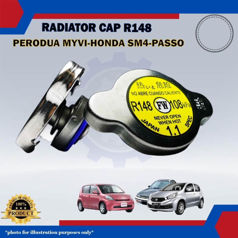 Radiator Cap R148-Honda Accord SM4-Perodua Myvi-Viva-Nissan Sentra-Elantra