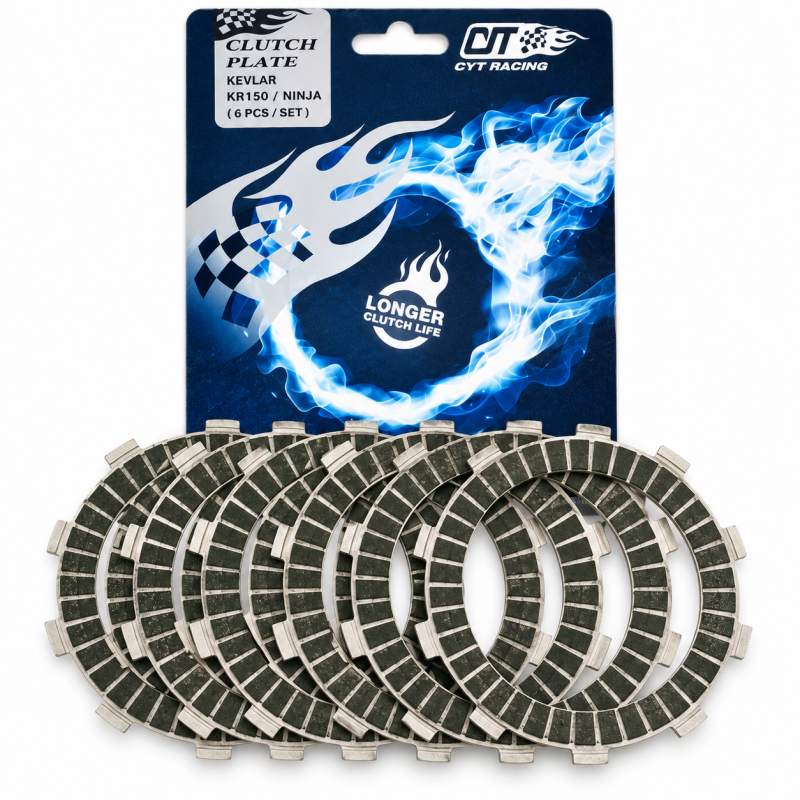 CYT RACING KAWASAKI KR150/NINJA RACING KEVLAR CLUTCH PLATE (6PCS /SET)