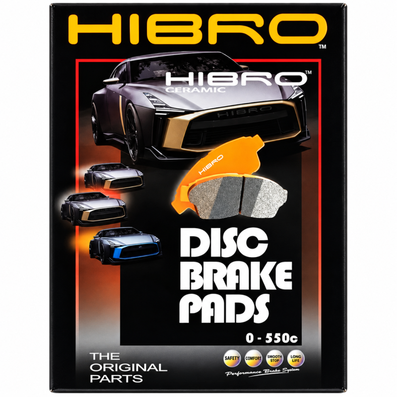 HONDA CRV SWA, TOA, ODYSSEY RB2/RB3 FRONT HIBRO CERAMIC DISC BRAKE PAD FREE BRAKE GREASE