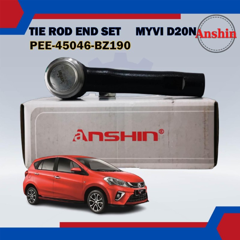 Tie Rod End Set-Perodua Myvi D20N-Anshin-PEE-45046-BZ190