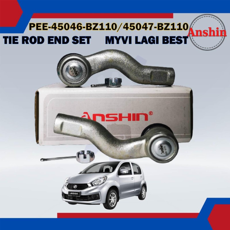 Tie Rod End Set-Perodua Myvi Icon Myvi Lagibest-Anshin-PEE-45046-BZ110/45047-BZ110