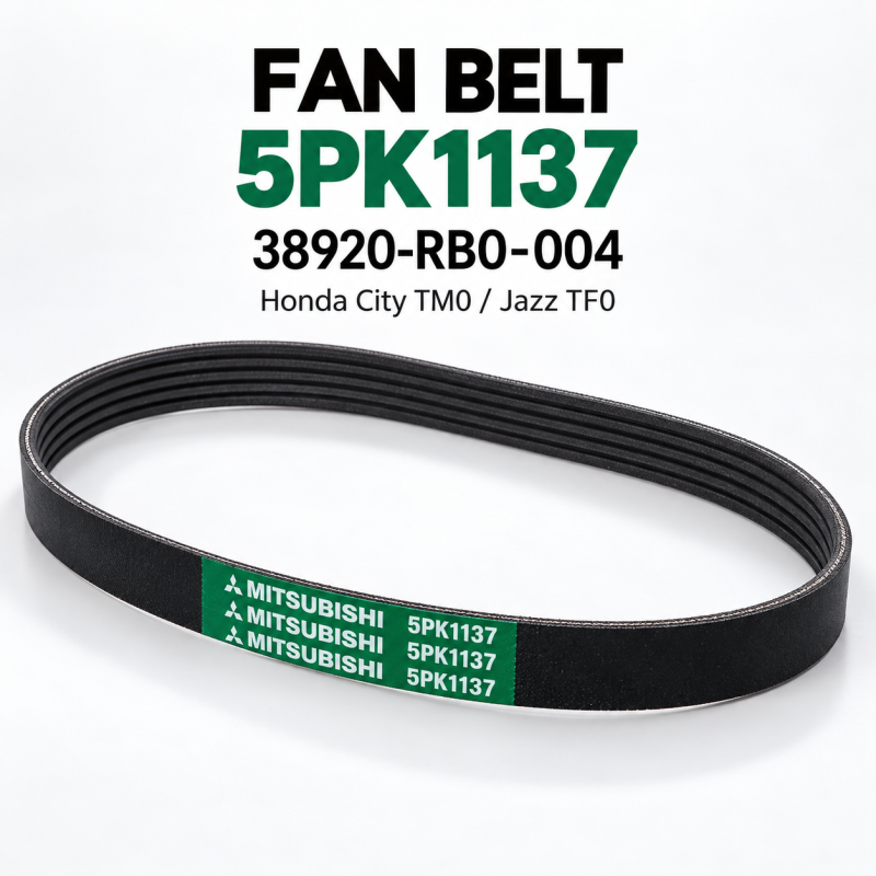 5PK1137 HONDA CITY TMO & JAZZ TFO FAN BELT ( 38920-RBO-004 )