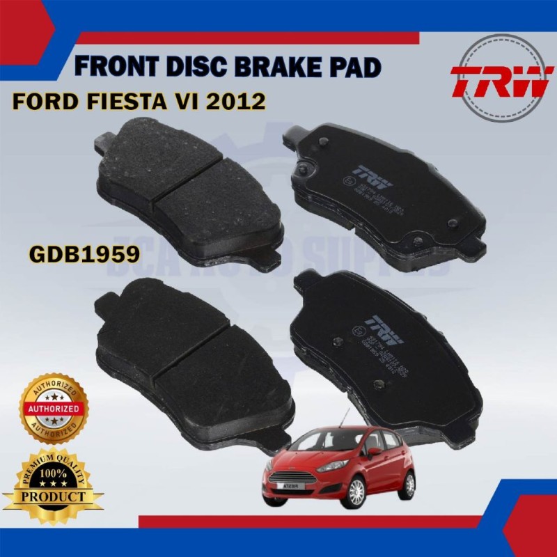 Ford Fiesta IV-Ford B-MAX-Front Disc Brake Pad-TRW-GDB1959