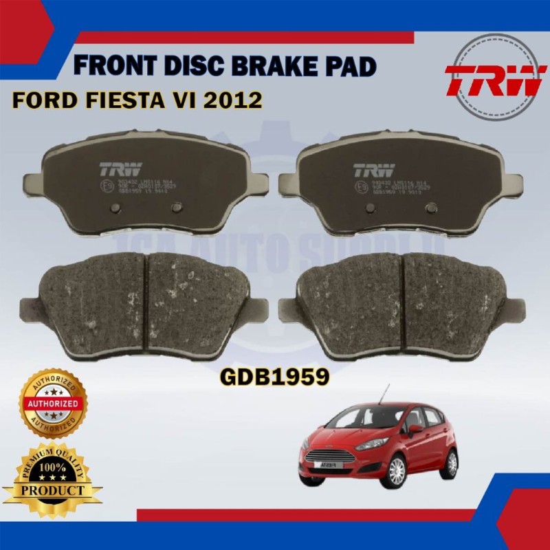 Ford Fiesta IV-Ford B-MAX-Front Disc Brake Pad-TRW-GDB1959