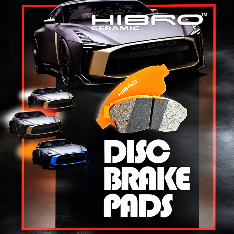 HONDA CITY SEL/JAZZ SAA FRONT HIBRO CERAMIC DISC BRAKE PADS FREE BRAKE GREASE - 1SETS