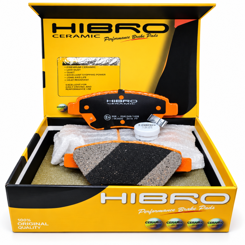 HONDA CITY SEL/JAZZ SAA FRONT HIBRO CERAMIC DISC BRAKE PADS FREE BRAKE GREASE - 1SETS