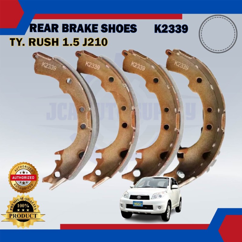 Rear Brake Shoe Set-Toyota Rush 1.5 J210-K2339
