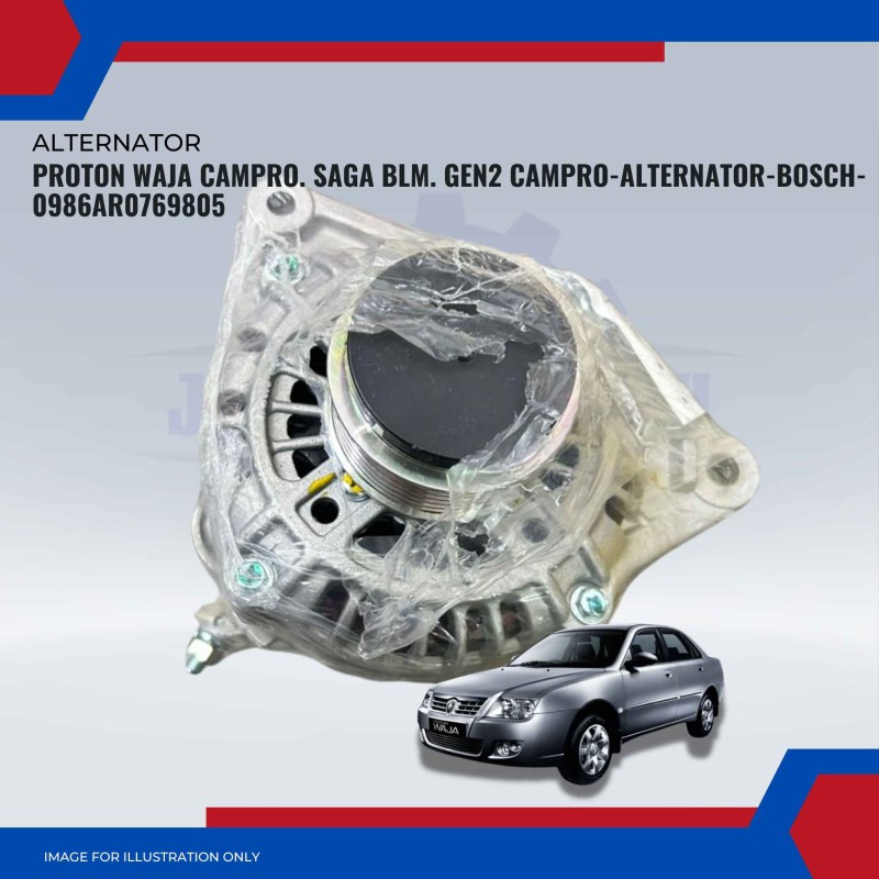 Proton Waja Campro. Saga Blm. Gen2 Campro-Alternator-0986AR0769805
