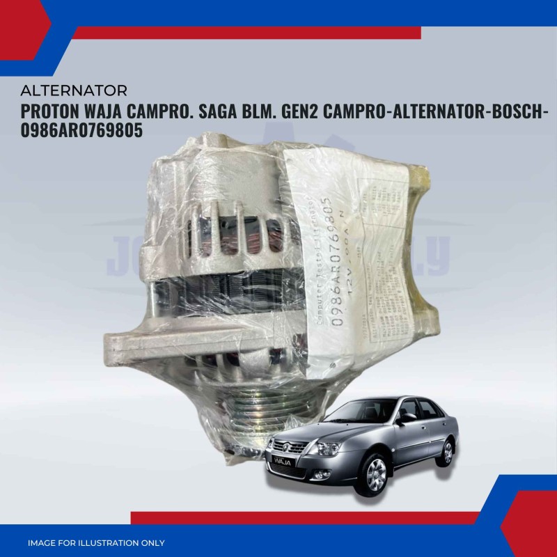 Proton Waja Campro. Saga Blm. Gen2 Campro-Alternator-0986AR0769805