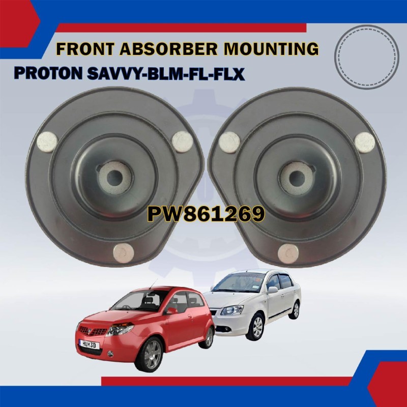 Front Absorber Mounting Set-Proton Saga BLM-FL-FLX-Exora-Suprima-Persona VVT-Preve-Iriz-Savvy-PW861269