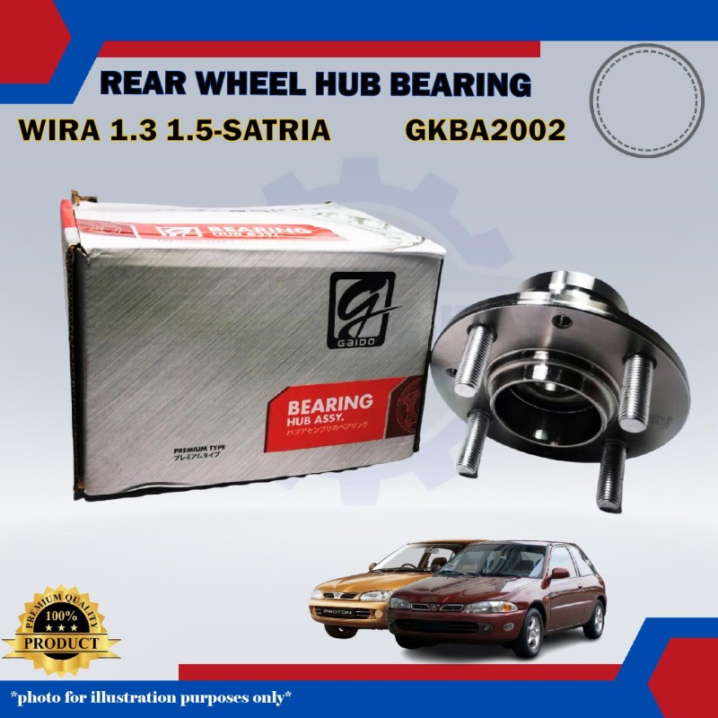 Rear Wheel Bearing-Proton Wira-Proton Satria 1.3-GKBA2002-Price for 1pc