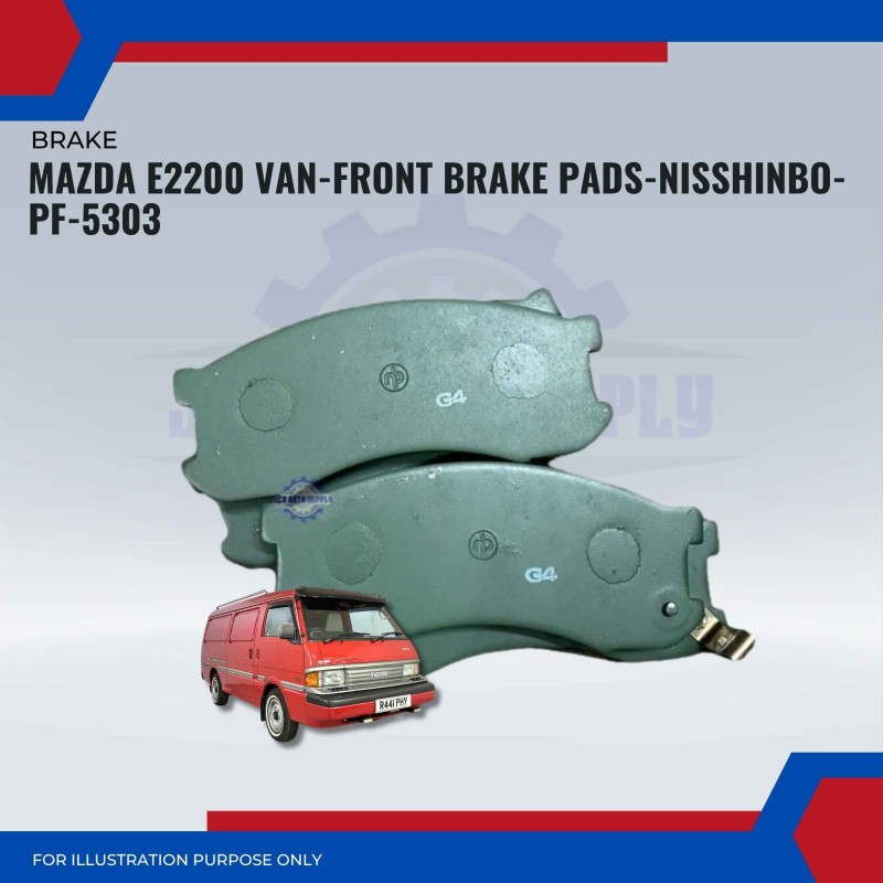 Mazda E2200 Van-Front Brake Pads-NISSHINBO-PF-5303