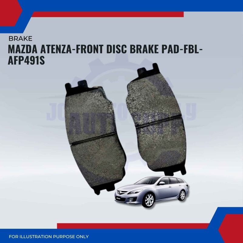 Mazda Atenza-Front Disc Brake Pad-FBL -AFP491S
