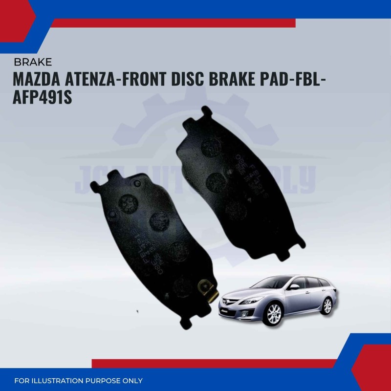 Mazda Atenza-Front Disc Brake Pad-FBL -AFP491S