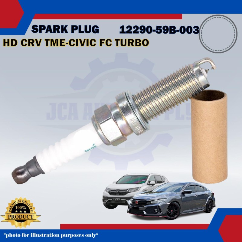 Honda Iridium Spark Plug-Honda CRV TME-Civic TEA-FC Turbo-Jade 1.5cc-12290-59B-003-ILZKAR8H8S