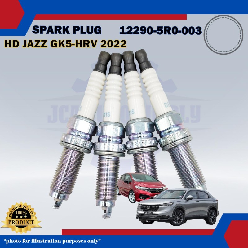 Honda Double Iridium Spark Plug-Honda Jazz GK5-HRV 2022-CRZ-12290-5R0-003-DILZKAR7C11S
