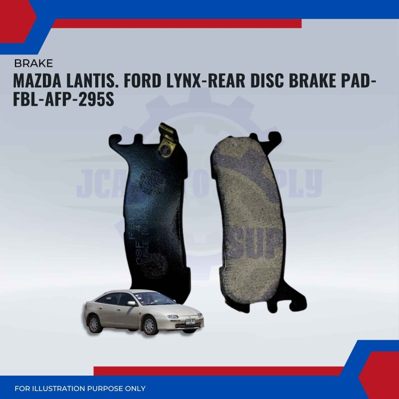 Mazda Lantis. Ford Lynx-Rear Disc Brake Pad-FBL-AFP-295S