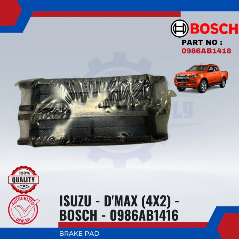 Isuzu D-max-Front Disc Brake Pad- BOSCH-0986AB1416