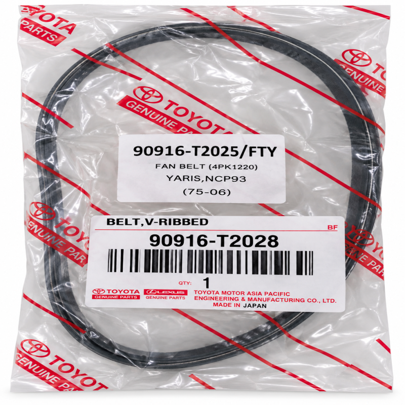 4PK1220 TOYOTA VIOS NCP93 & YARIS FAN BELT ORIGINAL SIZE (OEM)