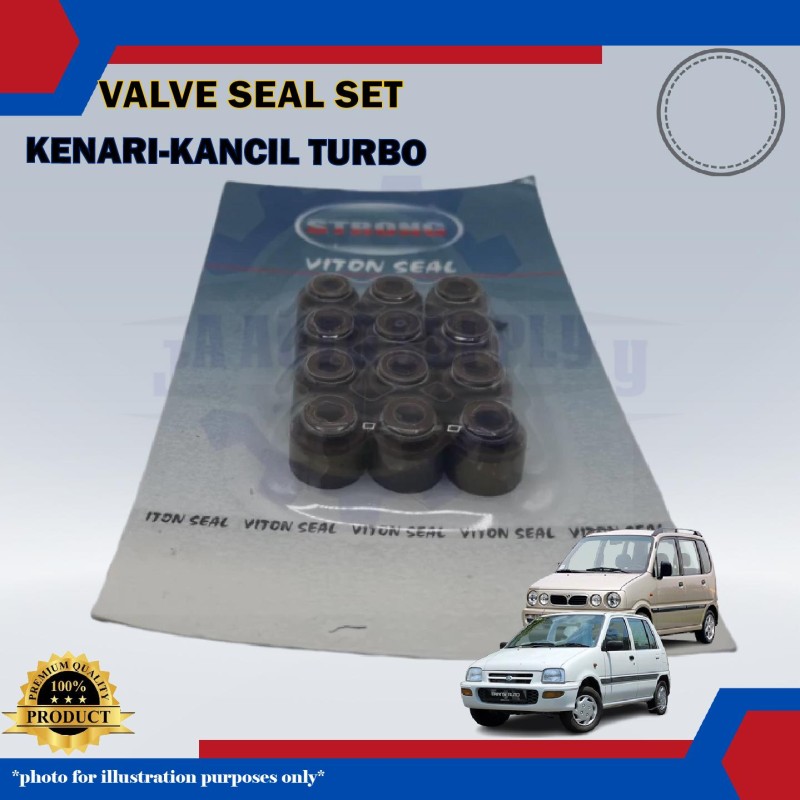 Perodua Kenari-Kancil Turbo-Valve Seal Set (12pcs)-90048-12010S