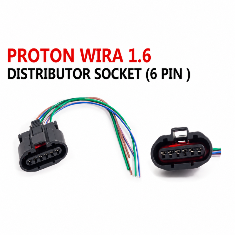 PROTON WIRA 1.6 DISTRIBUTOR SOCKET CONNECTOR 6PIN