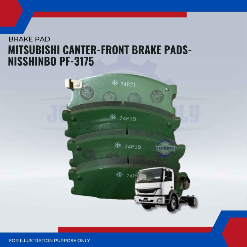 Mitsubishi Canter Front Brake Pads-NISSHINBO PF-3175