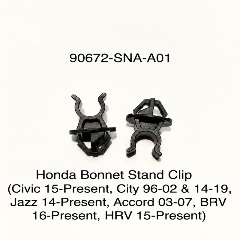 Honda City, HRV, Jazz, Accord, Civic, Jazz & CRV Bonnet Stand Clip 90672-SNA-003