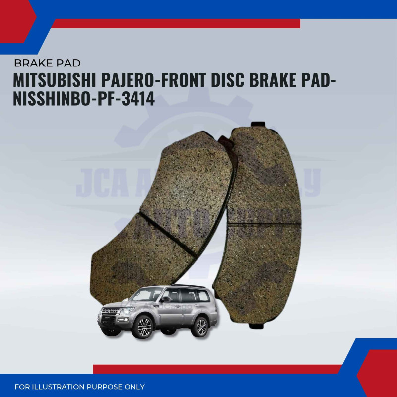 Mitsubishi Pajero-Front Disc Brake Pad-NISSHINBO-PF-3414