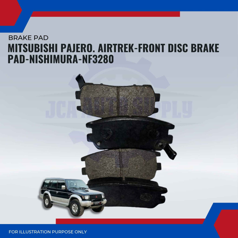 Mitsubishi Pajero. Airtrek-Front Disc Brake Pad-NISHIMURA-NF3280