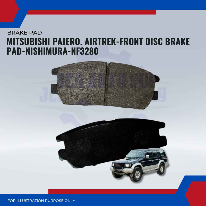Mitsubishi Pajero. Airtrek-Front Disc Brake Pad-NISHIMURA-NF3280