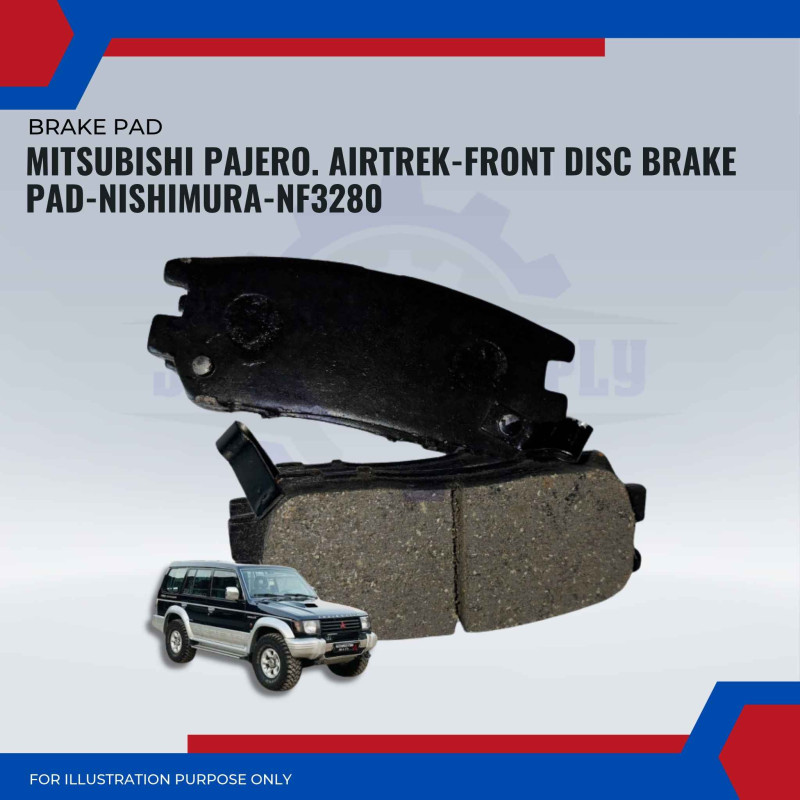 Mitsubishi Pajero. Airtrek-Front Disc Brake Pad-NISHIMURA-NF3280