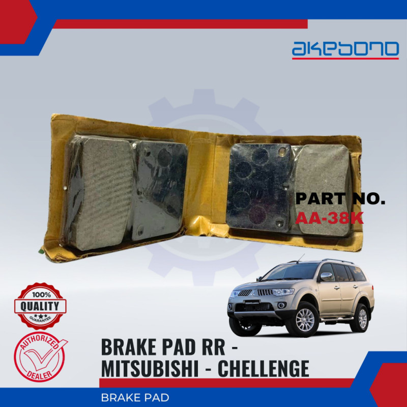 Mitsubishi Chellenge-Front Disc Brake Pad-AKEBONO-AA-38K