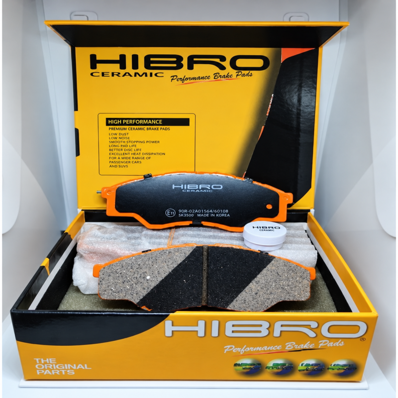 MAZDA 3 MAZDA 5 /FORD FOCUS FRONT DISC BRAKE PAD (HIBRO CERAMIC BRAKE PAD) FREE BRAKE GREASE