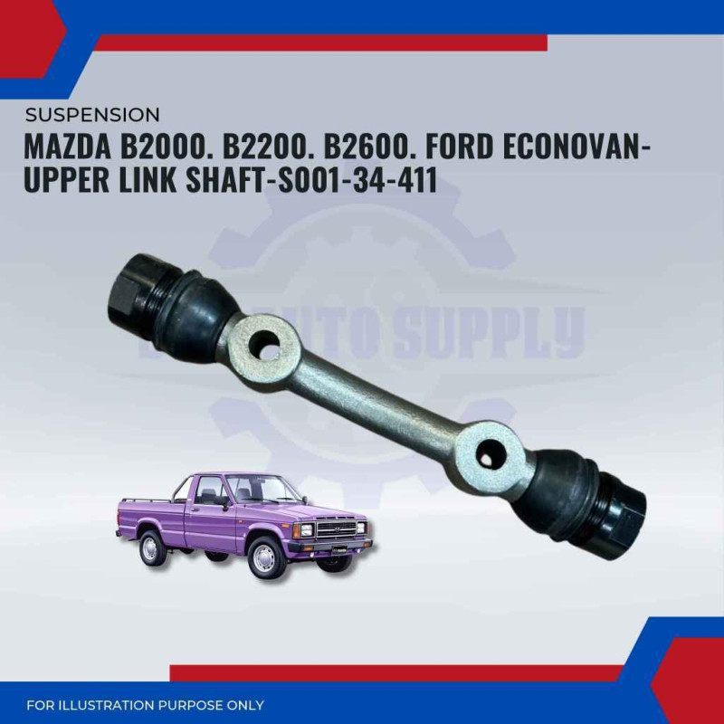 Mazda B2000. B2200. B2600. Ford Econovan-Upper Link Shaft-S001-34-411