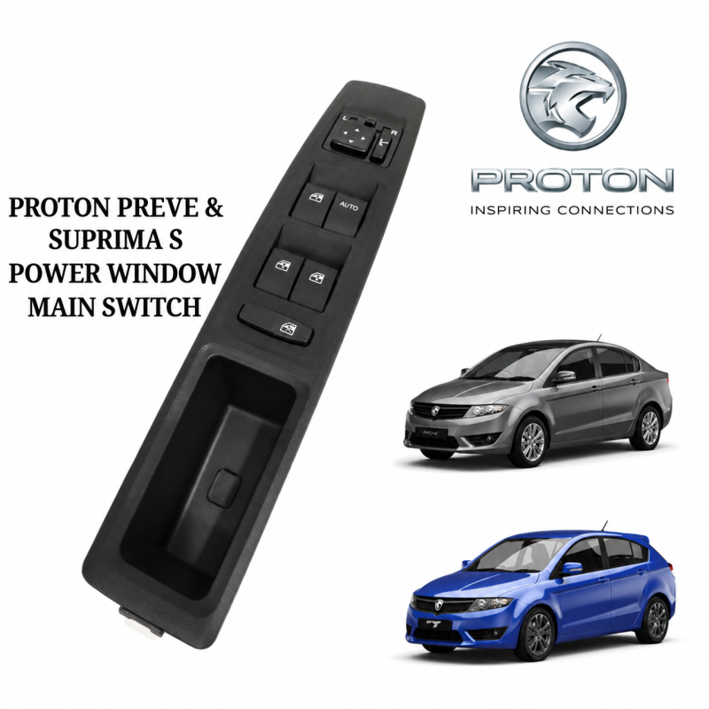 Proton Preve & Suprima S Power Window Main Switch For Auto Up & Down Spec PW951917
