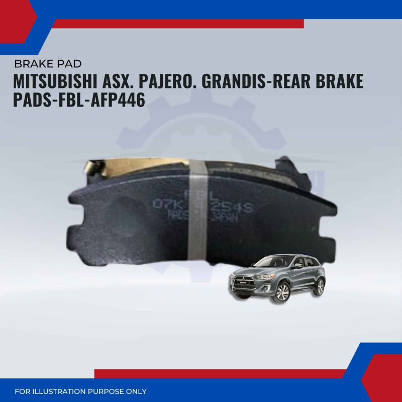 Mitsubishi ASX. Pajero. Grandis-Rear Brake Pads-FBL-AFP446