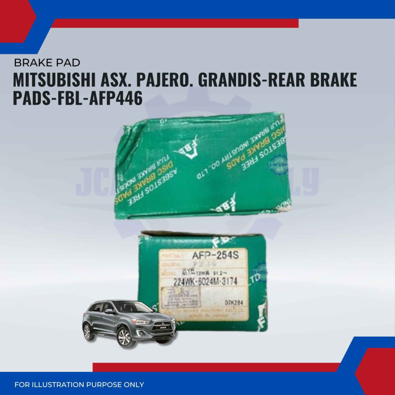 Mitsubishi ASX. Pajero. Grandis-Rear Brake Pads-FBL-AFP446