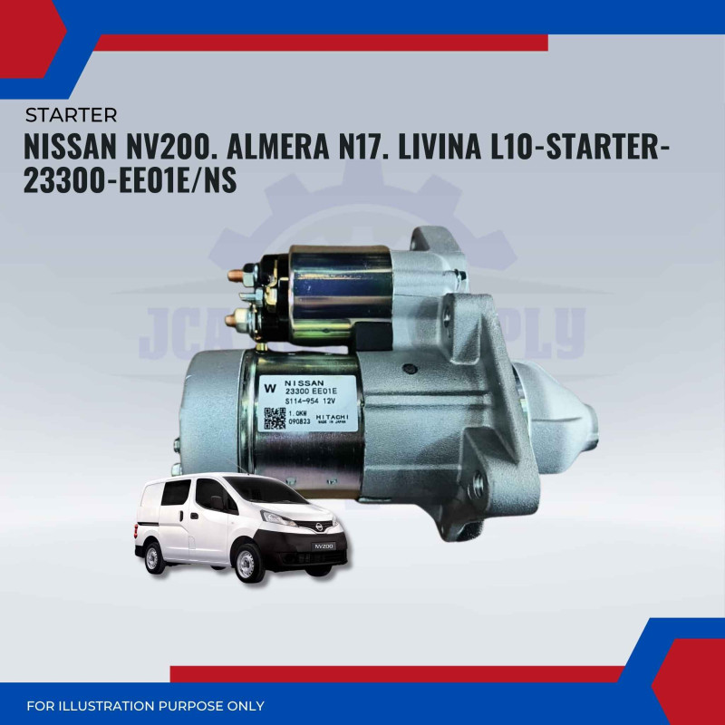 Starter Assy-Nissan NV200-Almera N17-Livina L10-23300-EE01E