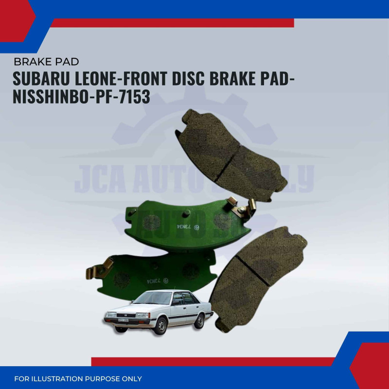 Subaru Leone-Front Disc Brake Pad-NISSHINBO-PF-7153