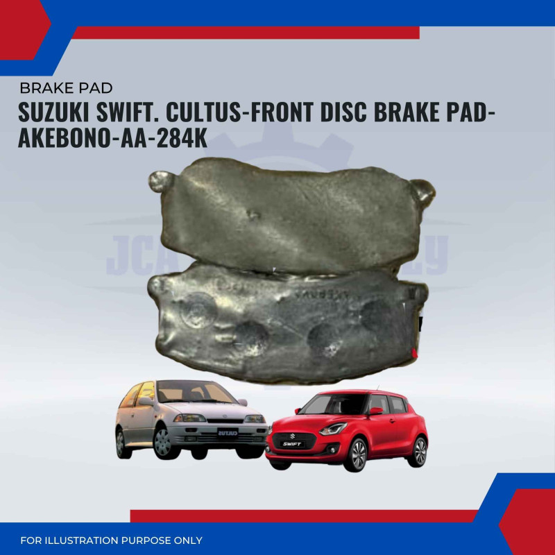 Suzuki Swift. Cultus-Front Disc Brake Pad-AKEBONO-AA-284K