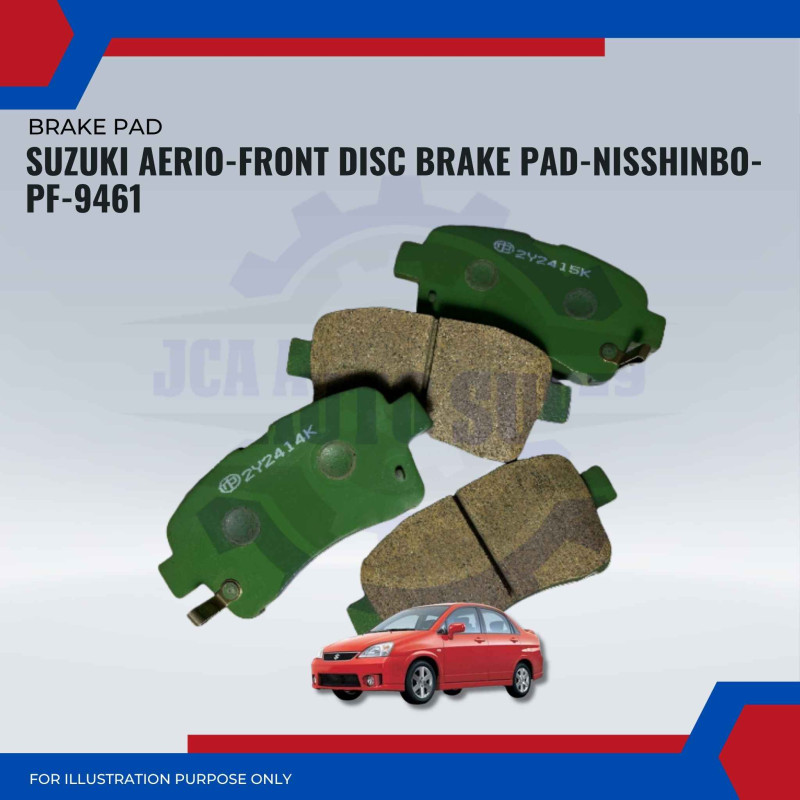 Suzuki Aerio-Front Disc Brake Pad-NISSHINBO-PF-9461