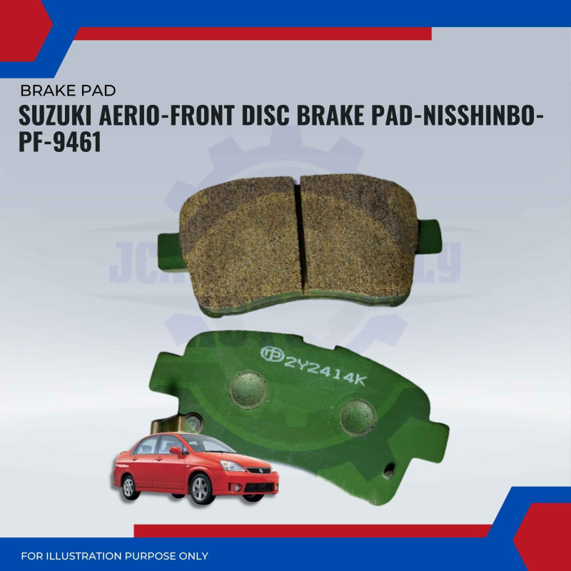 Suzuki Aerio-Front Disc Brake Pad-NISSHINBO-PF-9461